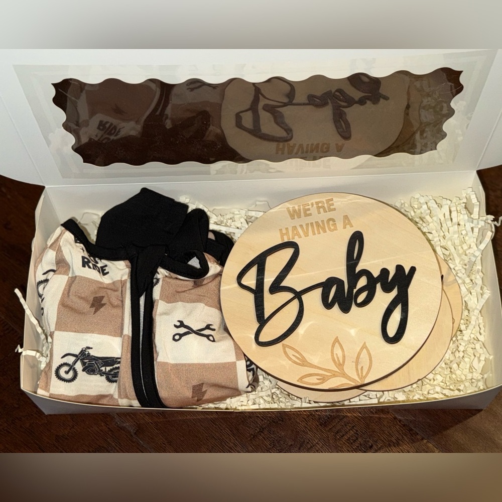 Motorcycle Born to Ride Themed Baby Gift